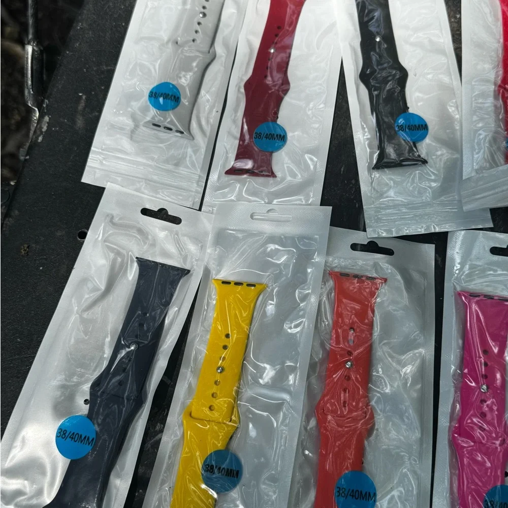 Colorful Silicone Watch Bands Apple‎